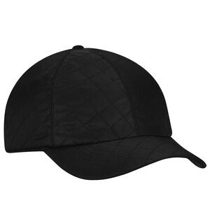 NWT! Betmar New York Quilted Rain Baseball Cap Hat NYC-classic black-adjustable